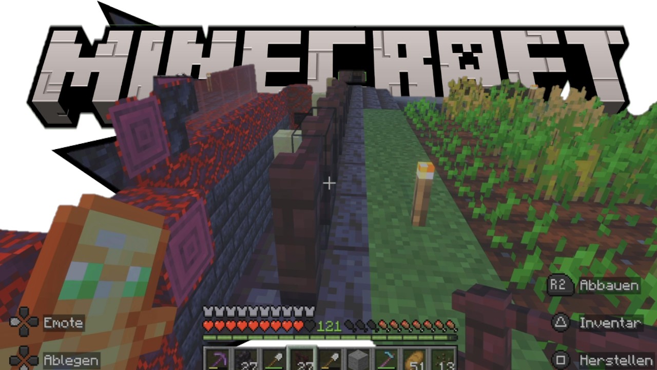 MINECRAFT | Burg Bau - Projekt [Weizen,Rote-Beete u.s.w Farm] Fertig | Part 87 [FULL GAME] PS5