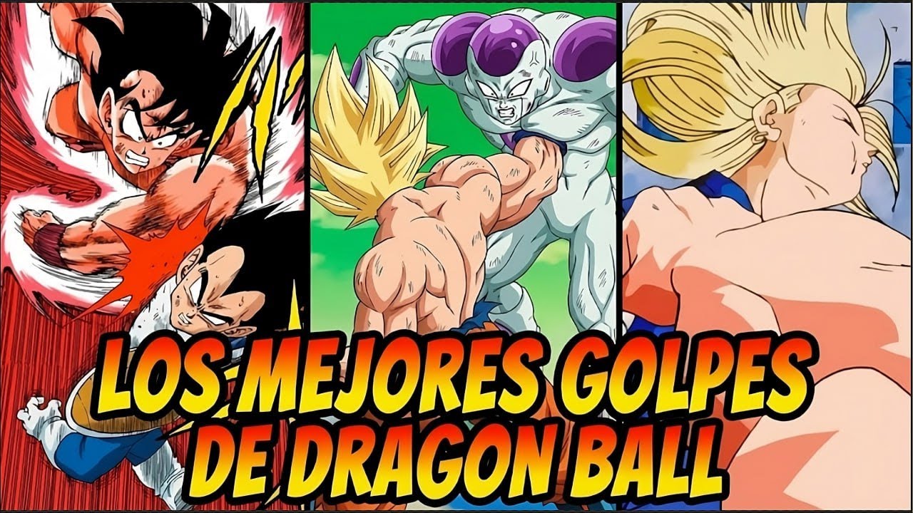 TOP 10 MEJORES GOLPES DE DRAGON BALL | ANZU361