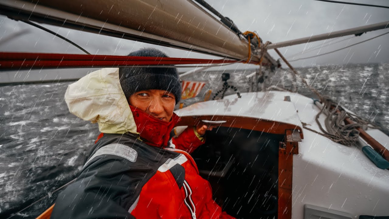 EINHAND bei üblen Bedingungen ⚠️⛵️ Alleine nach Deutschland TEIL 2