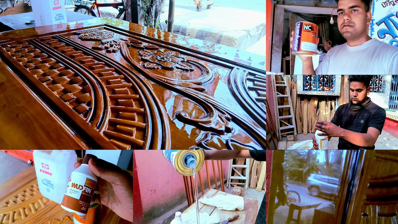 অবাক করা কাঁচের মত পালিশ ভিডিওটি দেখুন ||How to pu in wood bangla teak || Pu Polish mixing || 2026..