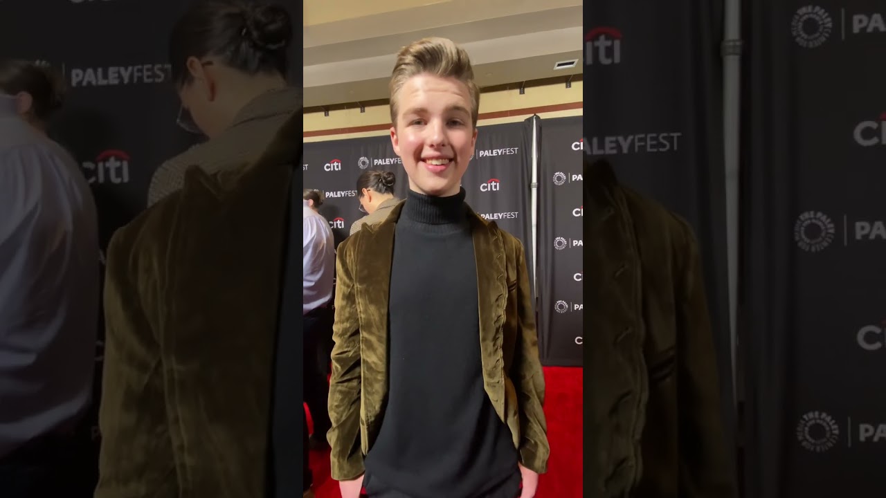 Iain Armitage of Young Sheldon at PaleyFest 2024 #youngsheldon #paleyfest #cbs