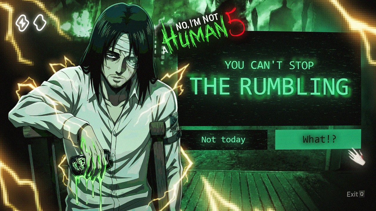 No, I'm Not a Human (Anime Version 5) - RUMBLING ENDING - NO BATIDÃO (SUPER SLOWED)