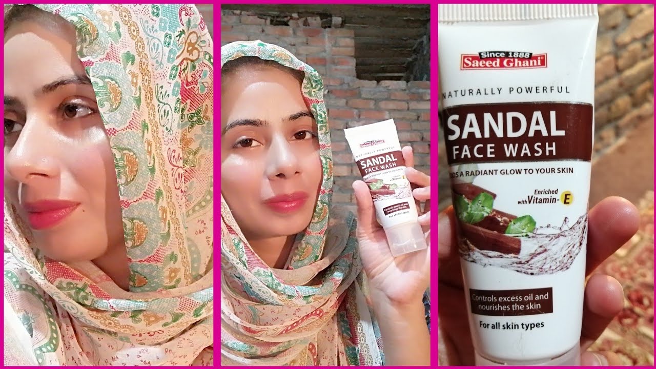 Saeed ghani sandal face wash | zartasha zar | saeed ghani products |