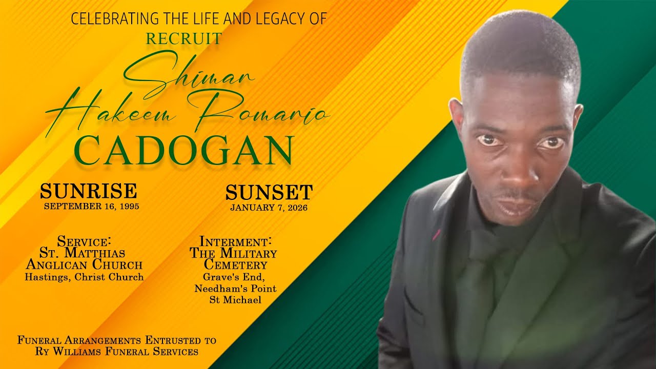 Celebrating the Life and Legacy of Recruit Shimar Hakeem Romario Cadogan