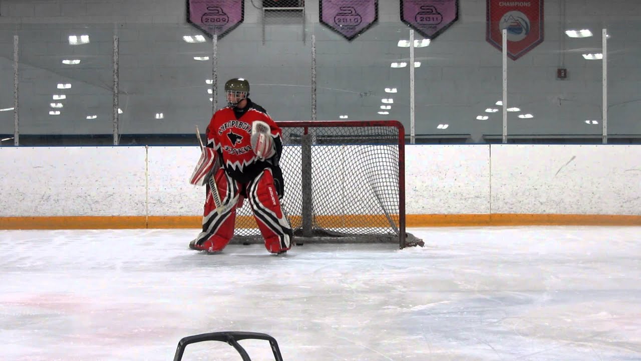 GGA Galyuk Goalie Academy (Cutting Down Angles & Lateral Movement )