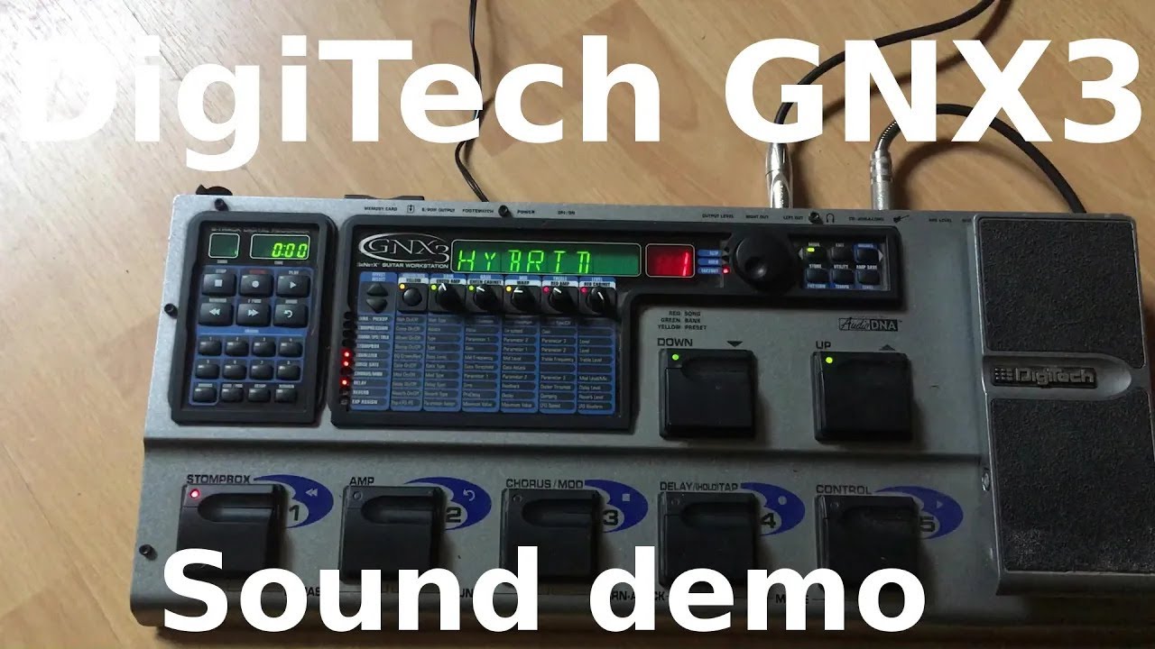 DigiTech GNX3 custom overdrive sounds (part 3)