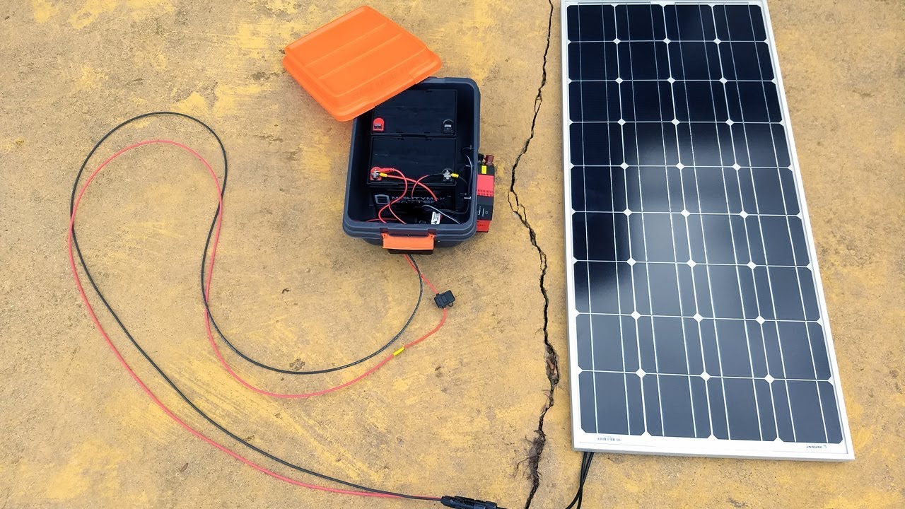 My DIY Portable Solar Power 