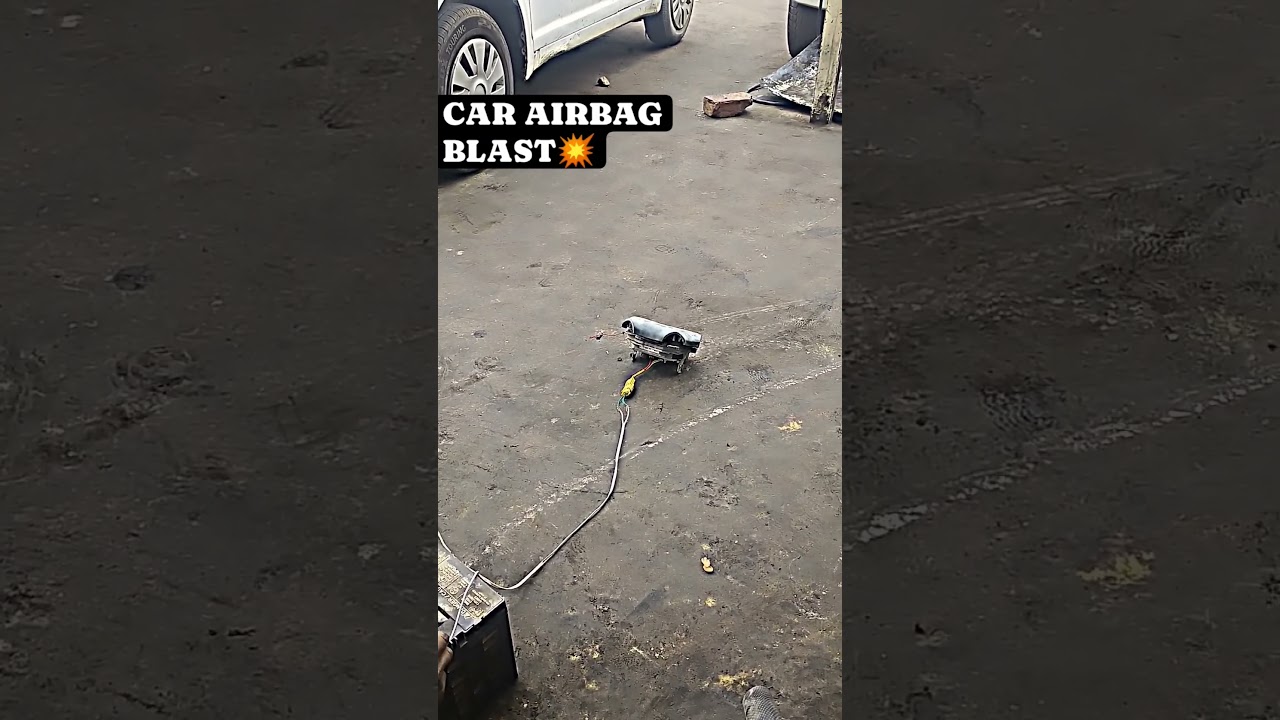 car airbag blast. #airbag #Car#trending #shorts