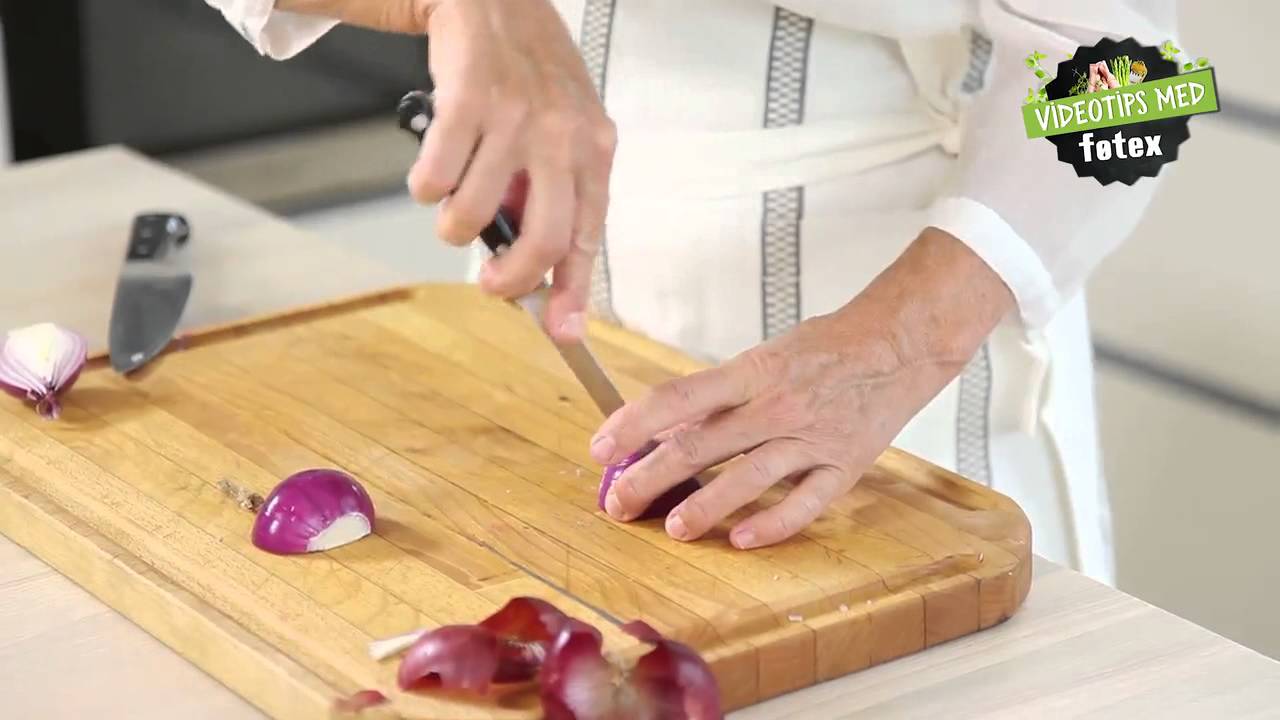 Sådan hakker du et løg