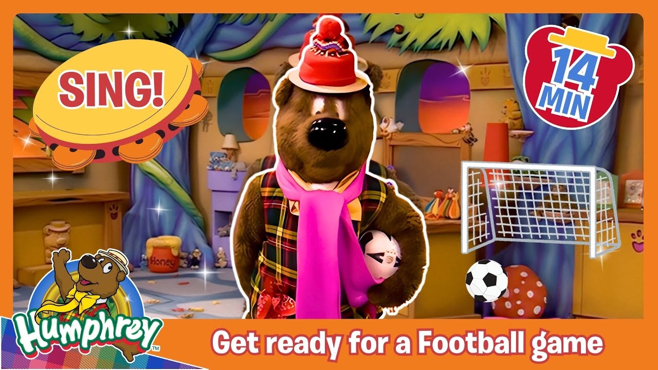 SING-ALONG with Humphrey B. Bear - Football Song - Educational Video for Kids