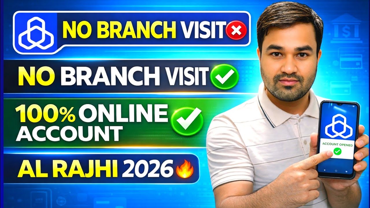 Al Rajhi Bank Online Account Opening 2026 | No Branch Required | Full Tutorial 100% working