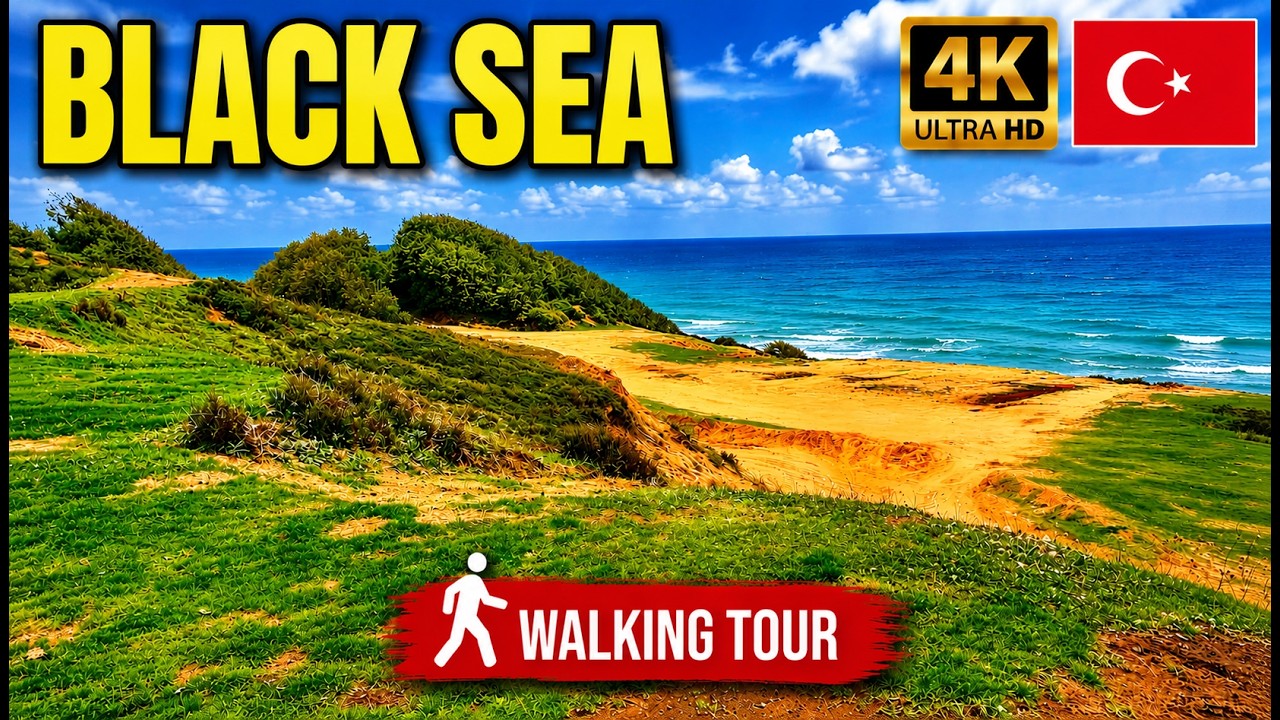 Istanbul, Turkey | Black Sea 4K Walking tour 2026