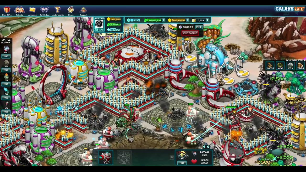 GalaxyLife doomsday event's NEW Unit! Single shot Damage 225000! // 新兵種單一傷害也太扯