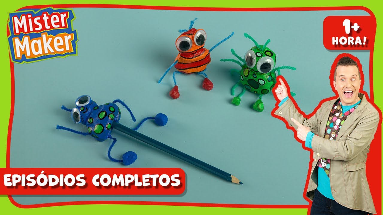🎤🎨 MISTER MAKER em PORTUGUÊS T2 EP13-16 🖌️🎉1 HORA! [Maratón de episódios] 💥🌟