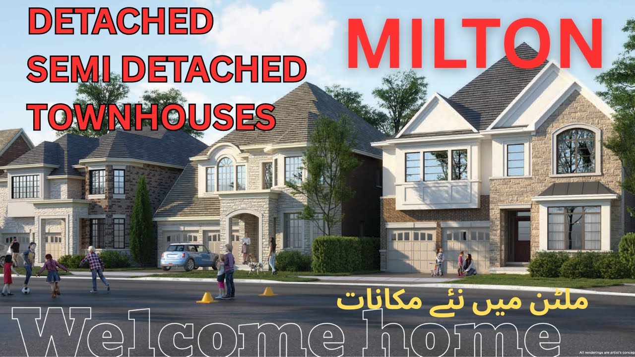 Milton Massive Discount  | new townhouses, semis and detached homes | GTA Real Estate 2026