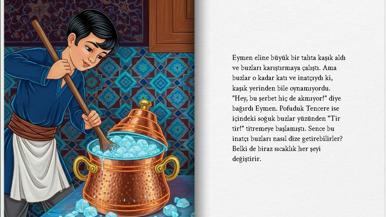 Işıldayan Şerbetin Sırrı Turkish çocuk hikayesi çocuklar için eğlenceli bilim