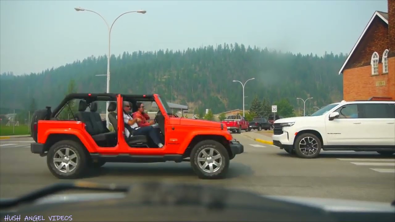 Driving in Jasper