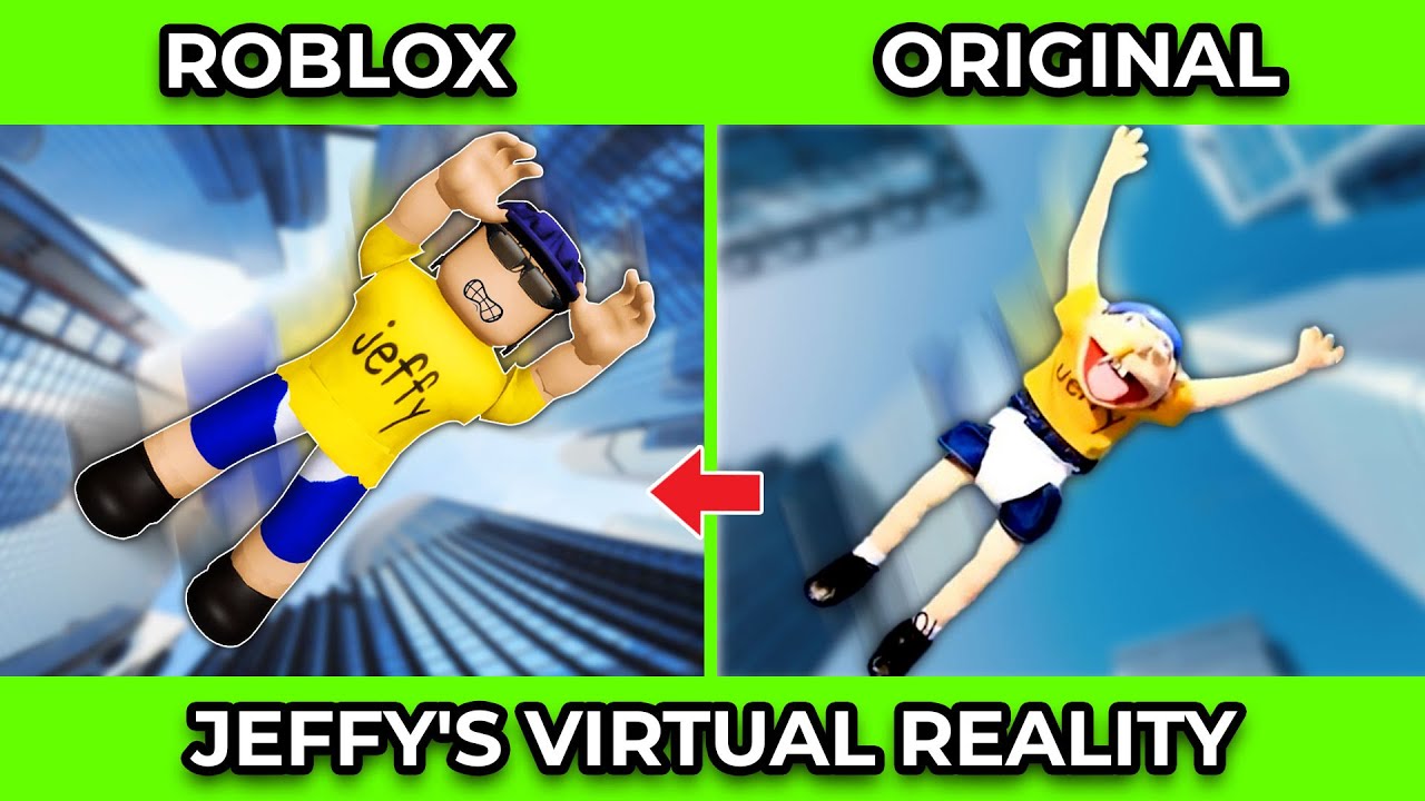 SML Movie vs SML ROBLOX: Jeffy's Virtual Reality ! Side by Side