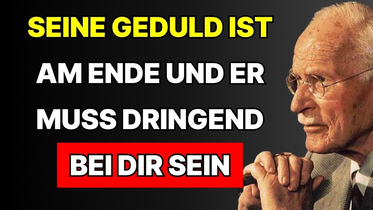 Diese Person hält es nicht mehr aus  Das kann nicht länger warten ｜ Carl Jung