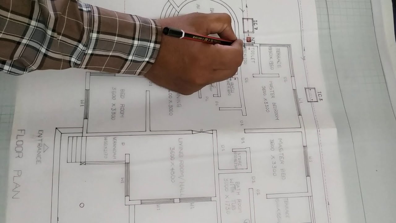 Civil_BTAP_Layout for Water Supply & Drainage lines.