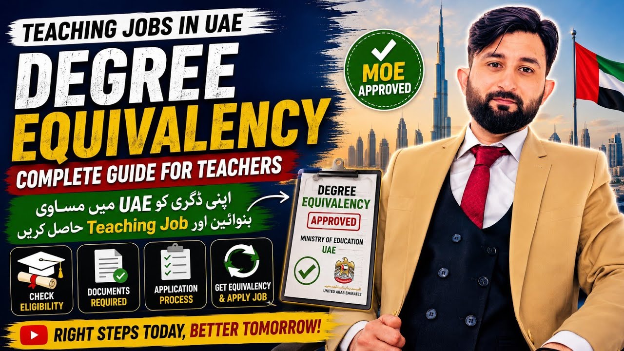 How To Apply Equivalency Certificates For Teaching Jobs in UAE #pakistan #india #bangladesh #jobs