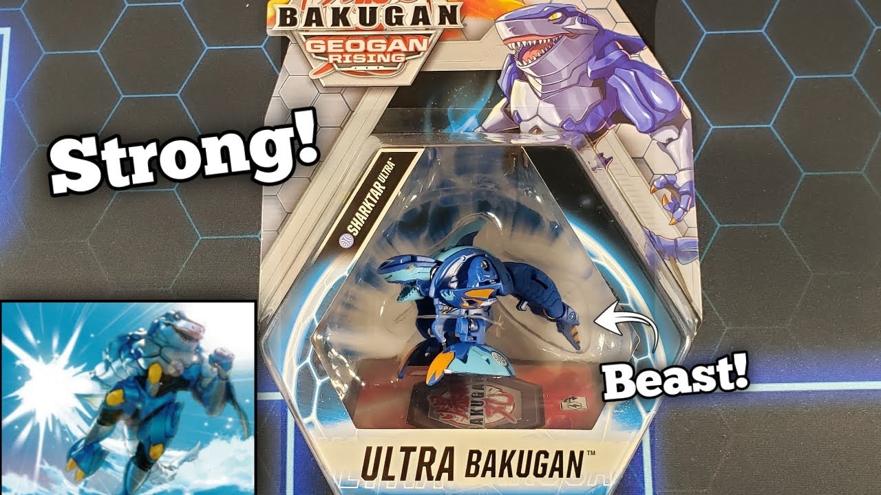 NEW Bakugan Aquos Sharktar Ultra Geogan Rising Opening!!