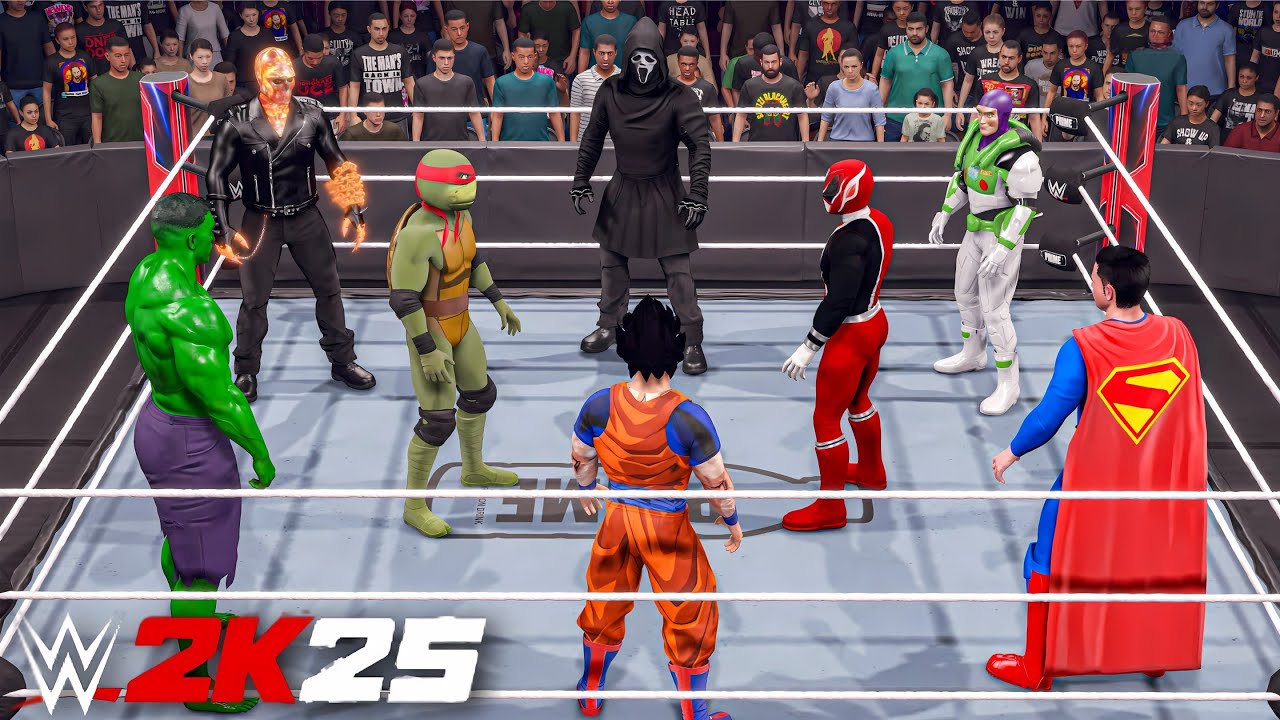 Multiverse Character in Battle Royale Match - WWE 2K25