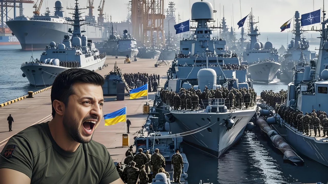 Сегодня, 21 января! Крупный флот НАТО в Украине был жестоко уничтожен Россией.