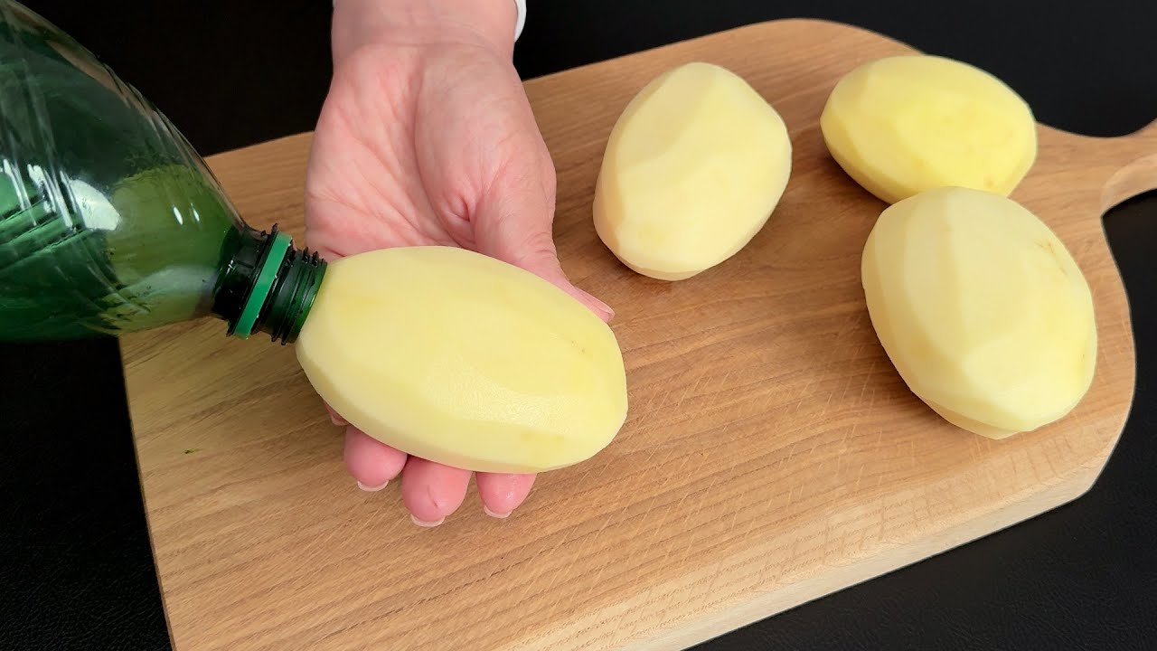 Ich brate nicht nur Kartoffeln! Ein neuer Trick mit leeren Flaschen erobert die Welt! Sehr lecker