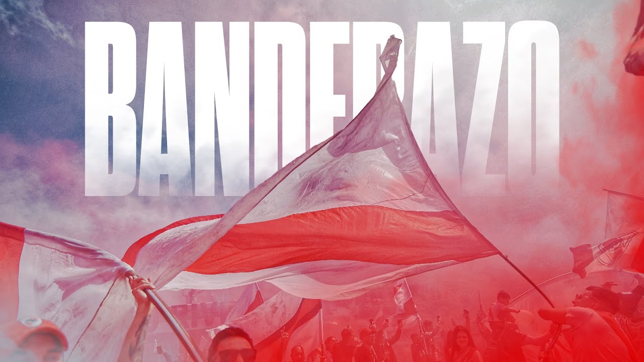 𝗡𝗢 𝗦𝗘 𝗖𝗢𝗠𝗣𝗔𝗥𝗔 𝗖𝗢𝗡 𝗡𝗔𝗗𝗔 ⚪️❤️⚪️ ¡Banderazo de los hinchas de River rumbo al Superclásico!