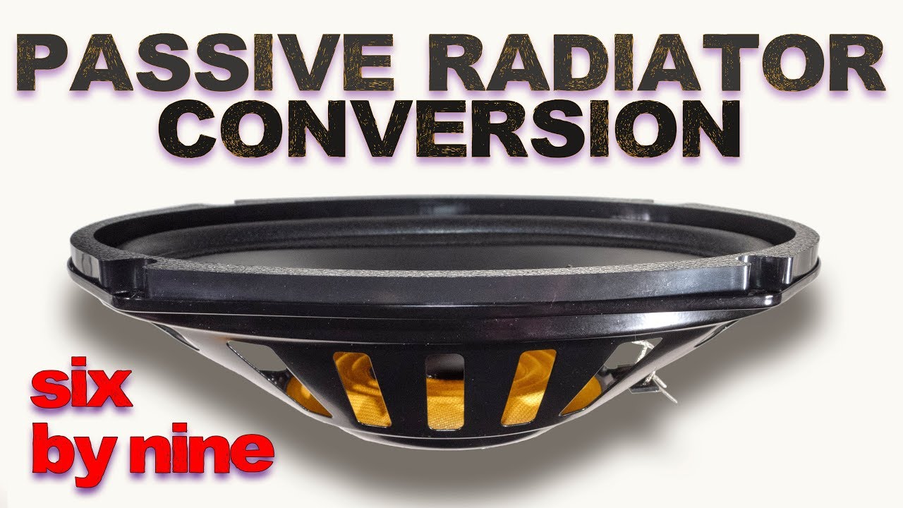 Making a Passive Radiator