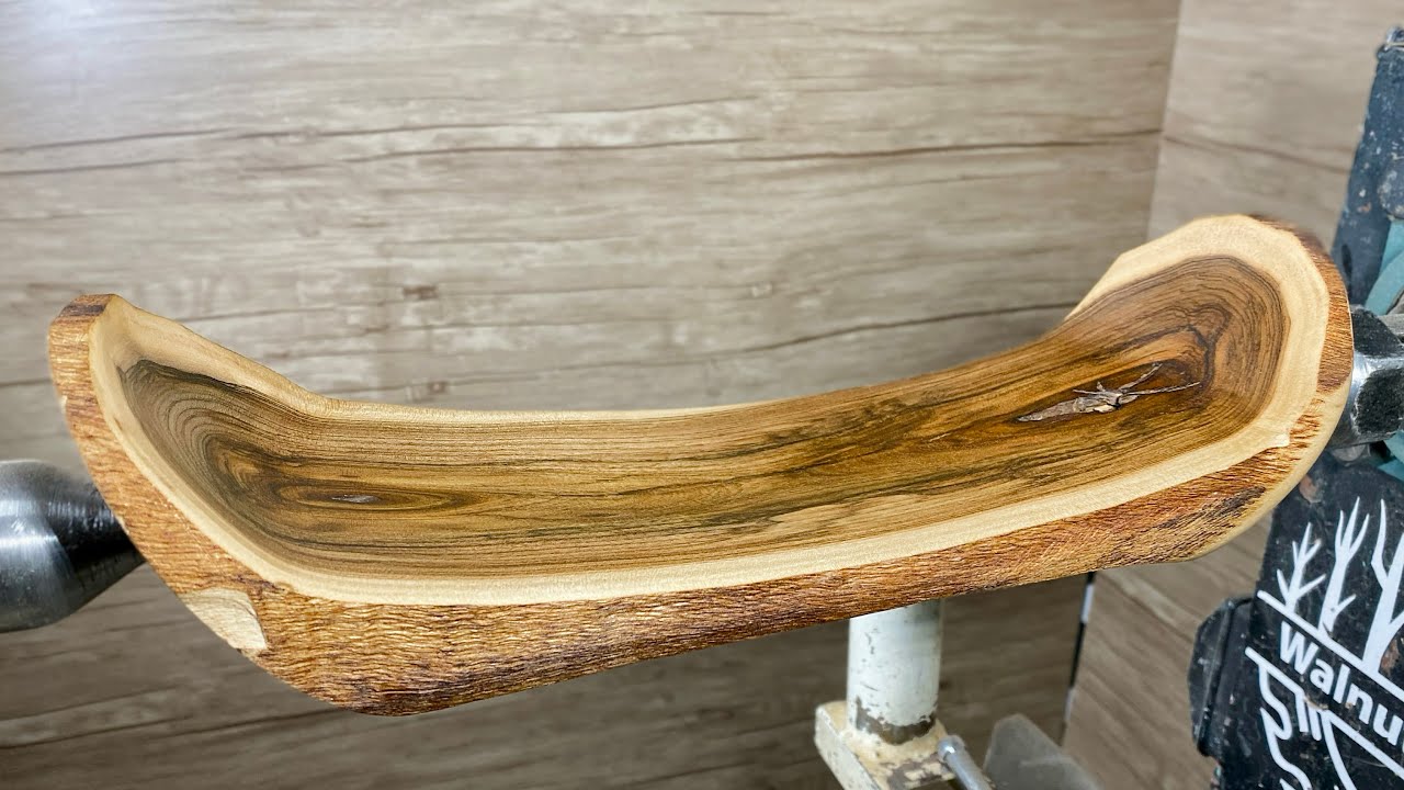 Extreme Woodturning: From Walnut Log to Floating Bowl!