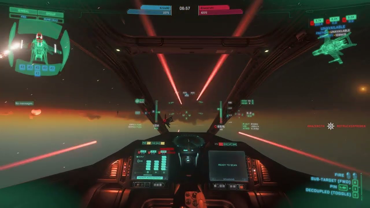 Arena commander gameplay