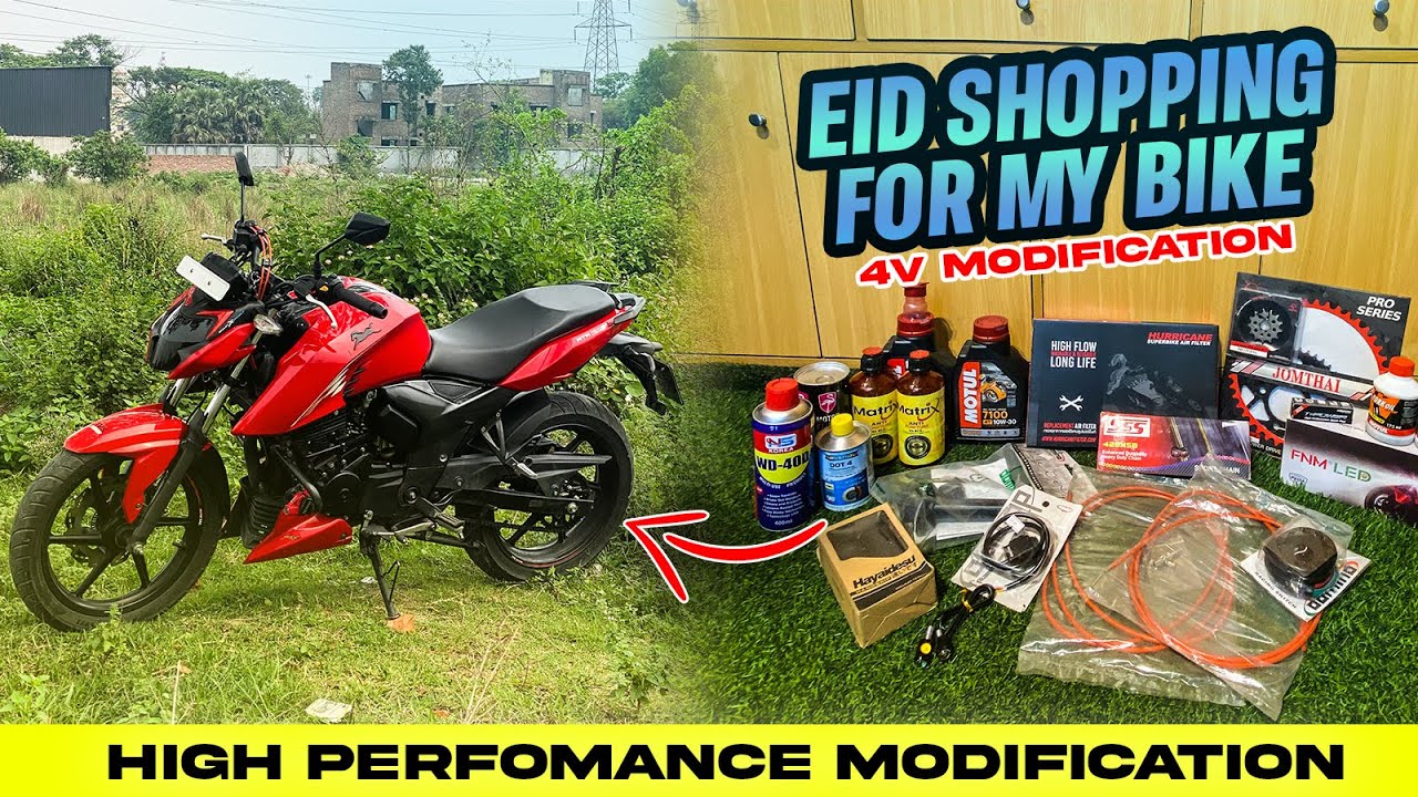 Finally Modification Start Of My Apache RTR 4V | Perfomance Upgrade |কি কি লাগাইলাম আমার বাইকে?