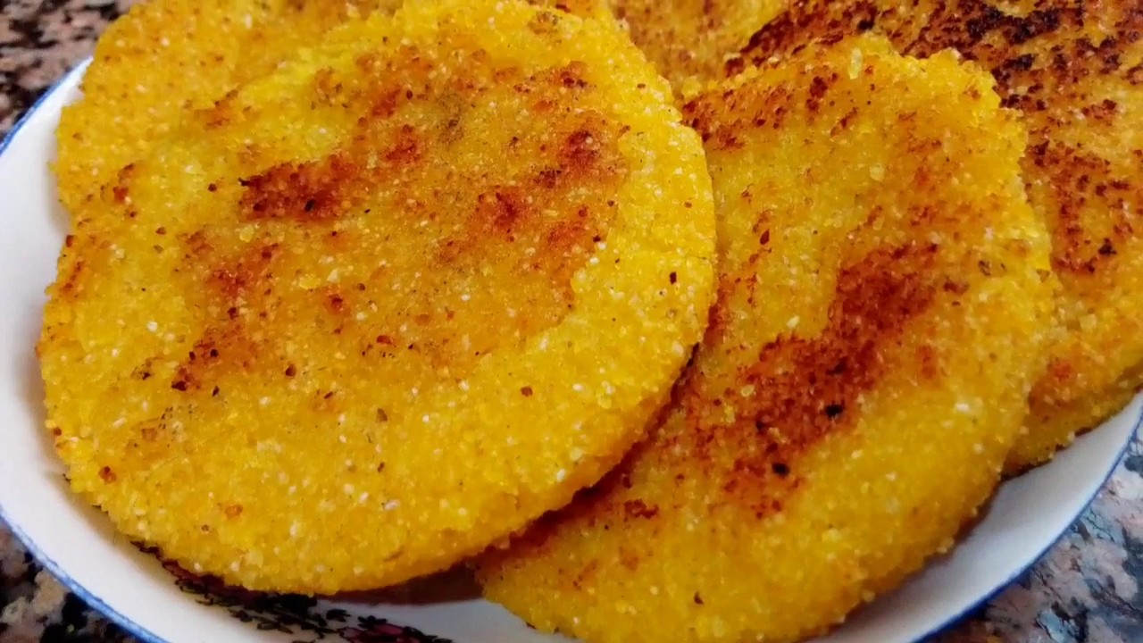 حرشة بسميد الذرة كتجي لذيذة وصحية 😍👌