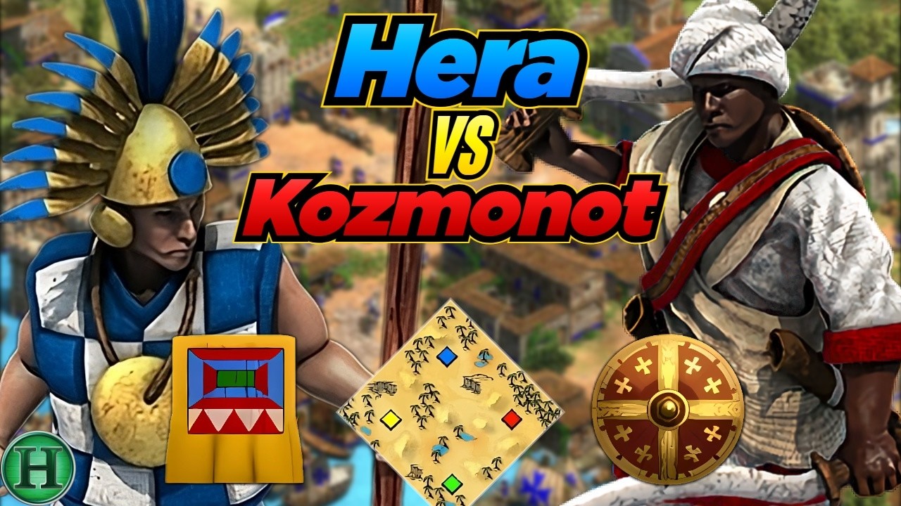 Incas vs Ethiopians | 1v1 Arabia | vs Kozmonot | AoE2