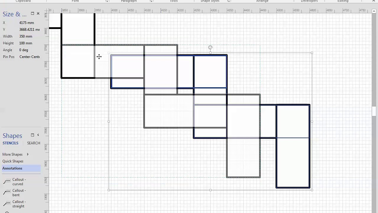 Microsoft Visio 06-Visio Stair Drawing 2