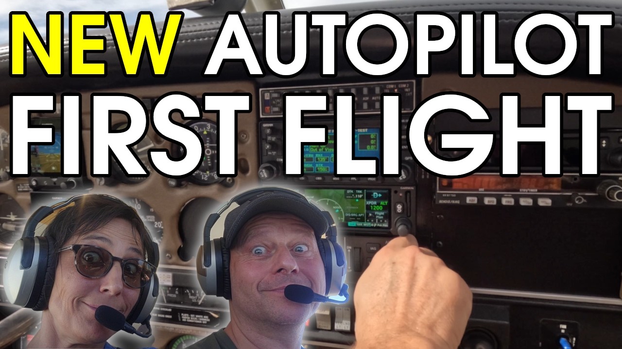 Flight from Bathurst after avionics upgrade. New Garmin toys in the cockpit and the new challenge.