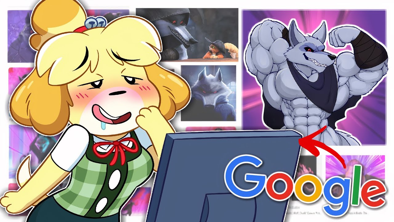 ISABELLE GOOGLES DEATH THE WOLF (PUSS IN BOOTS 2)