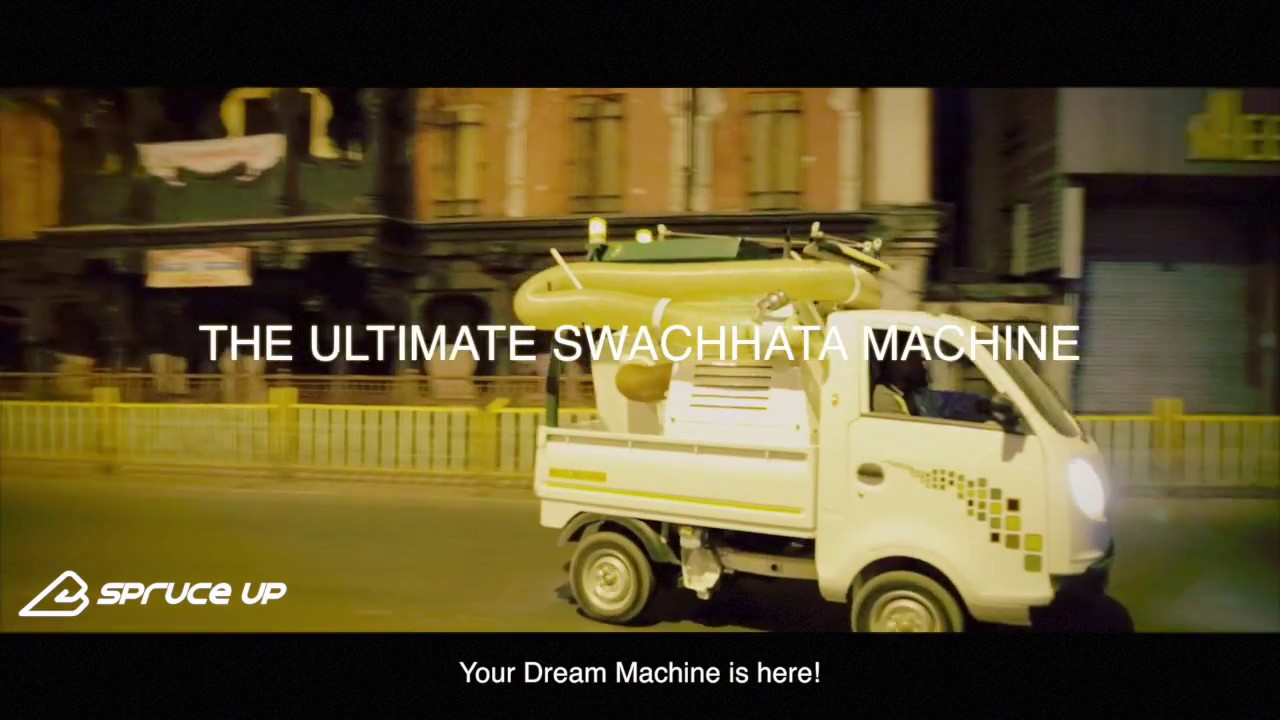 Introducing Jatayu - The Ultimate Street Cleaning Machine