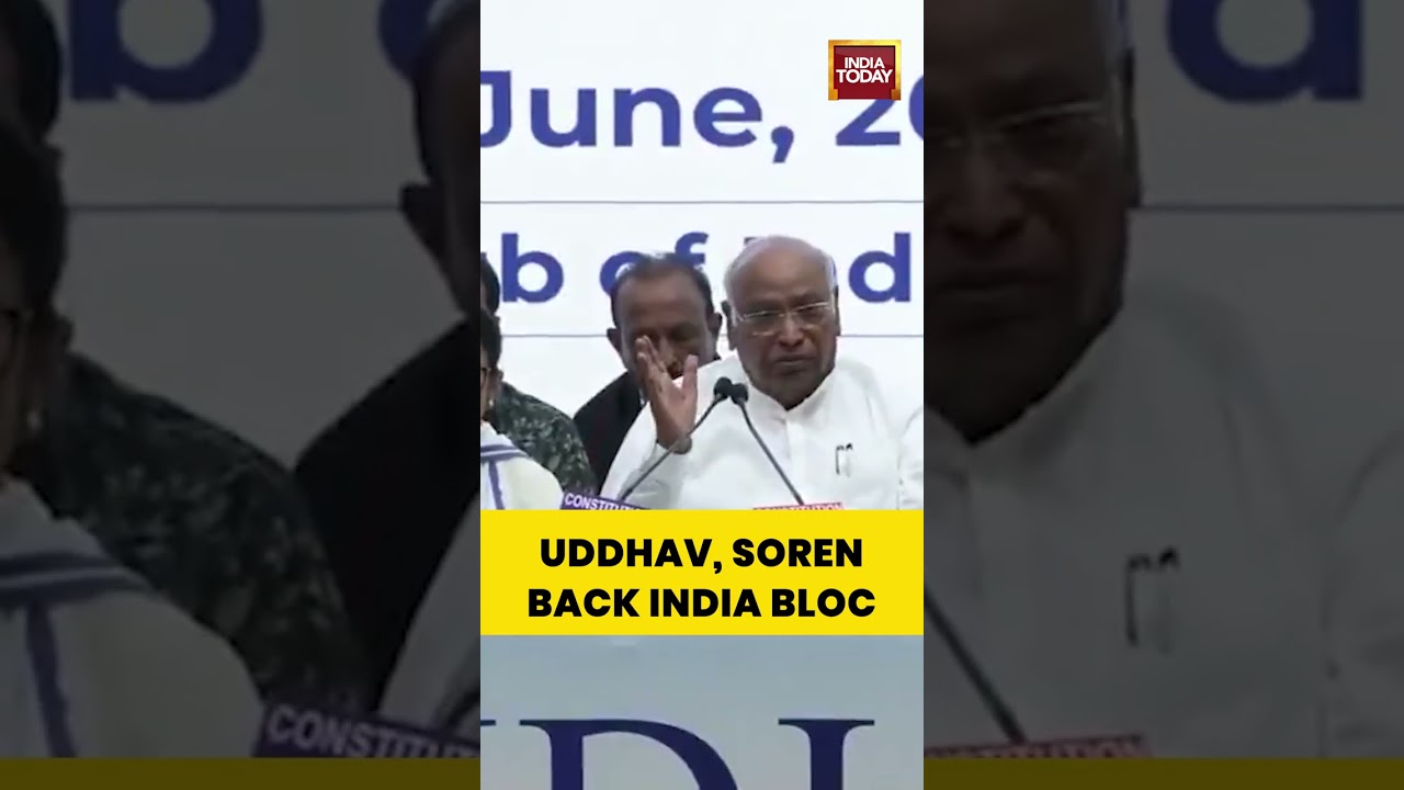 Kharge Says Uddhav Thackeray, Hemant Soren Joined INDIA Bloc Meeting Virtually & Backed Resolutions