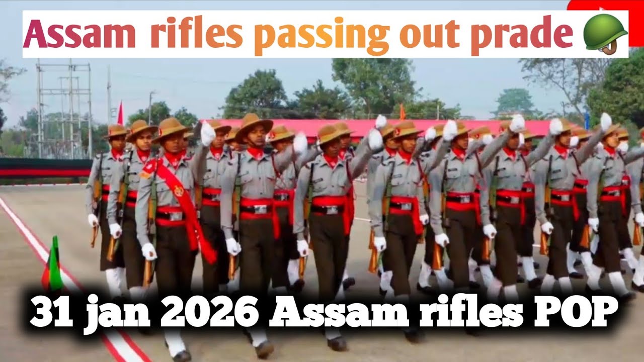 31 Jan 2026 Assam rifles passing out parade (pop),#assamriflespop, #assamrifles,#assamrifles