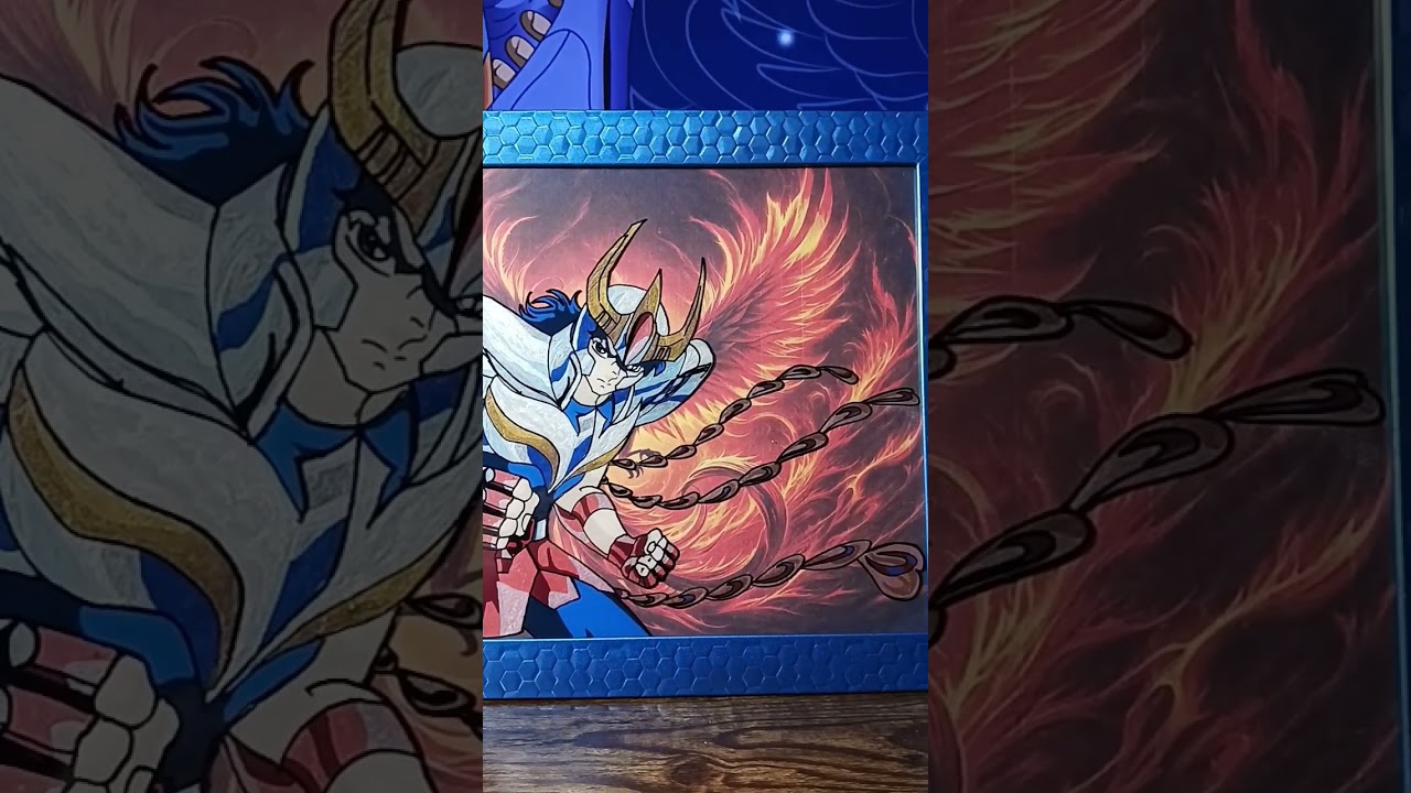 Ikki Phoenix Ave F&eacute;nix Saint Seiya glass paiting #saintseiya #ikkidefenix #caballerosdelzodiaco