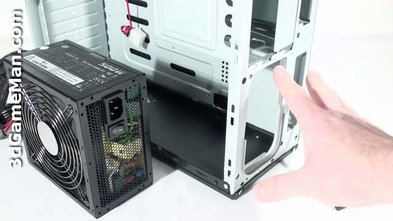 #1055 - Cooler Master Elite 360 Case & Silent Pro M500 PSU