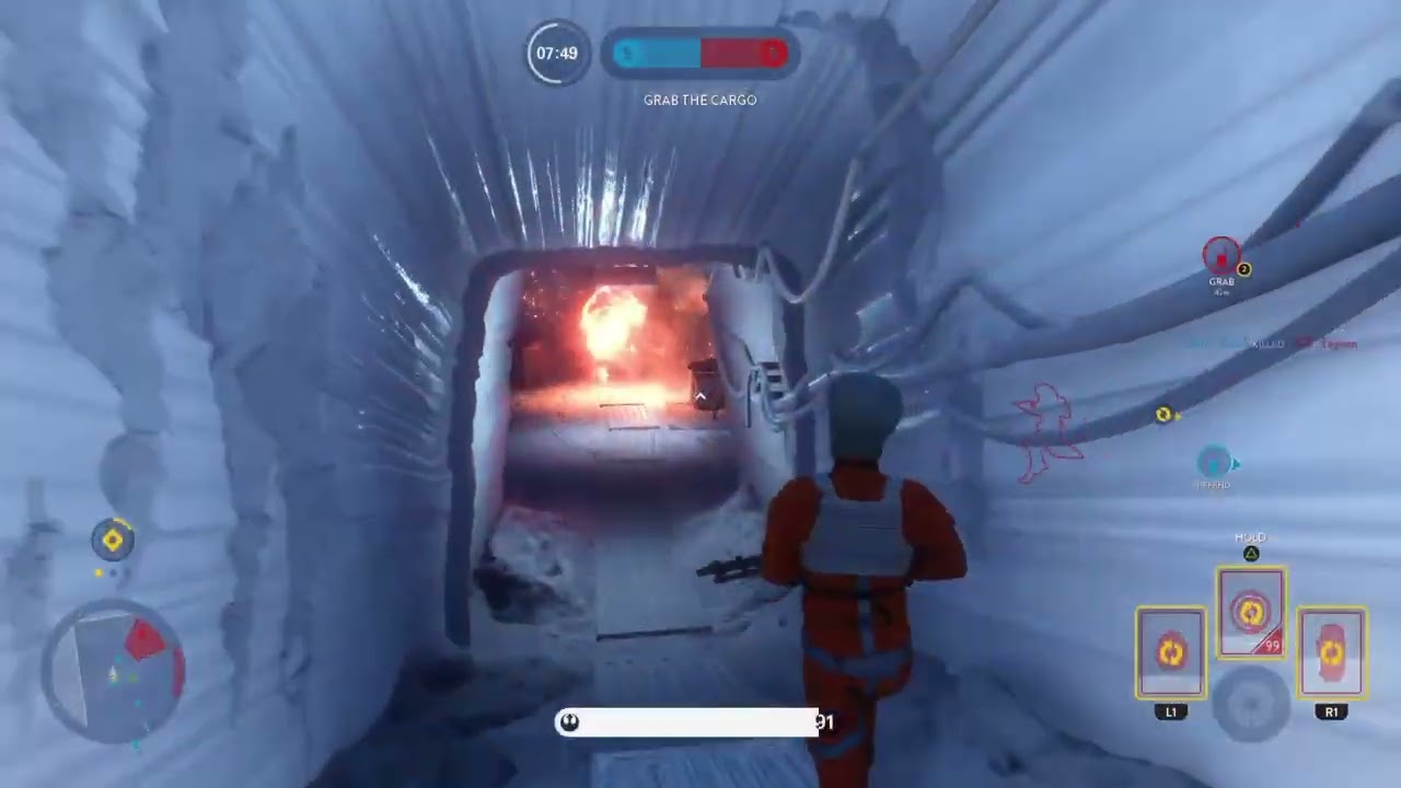 Star Wars Battlefront 1- Scan Pulse on Hoth is Useful | Cargo Match