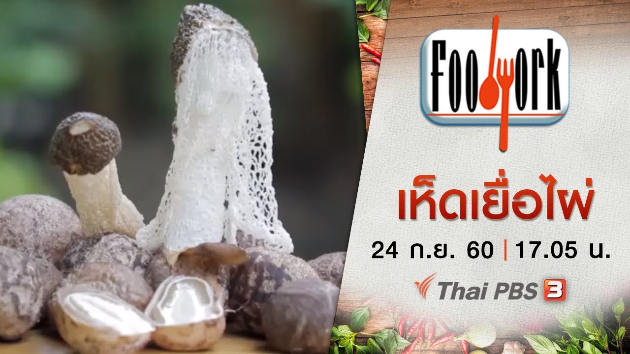 Foodwork : เห็ดเยื่อไผ่ (24 ก.ย. 60)
