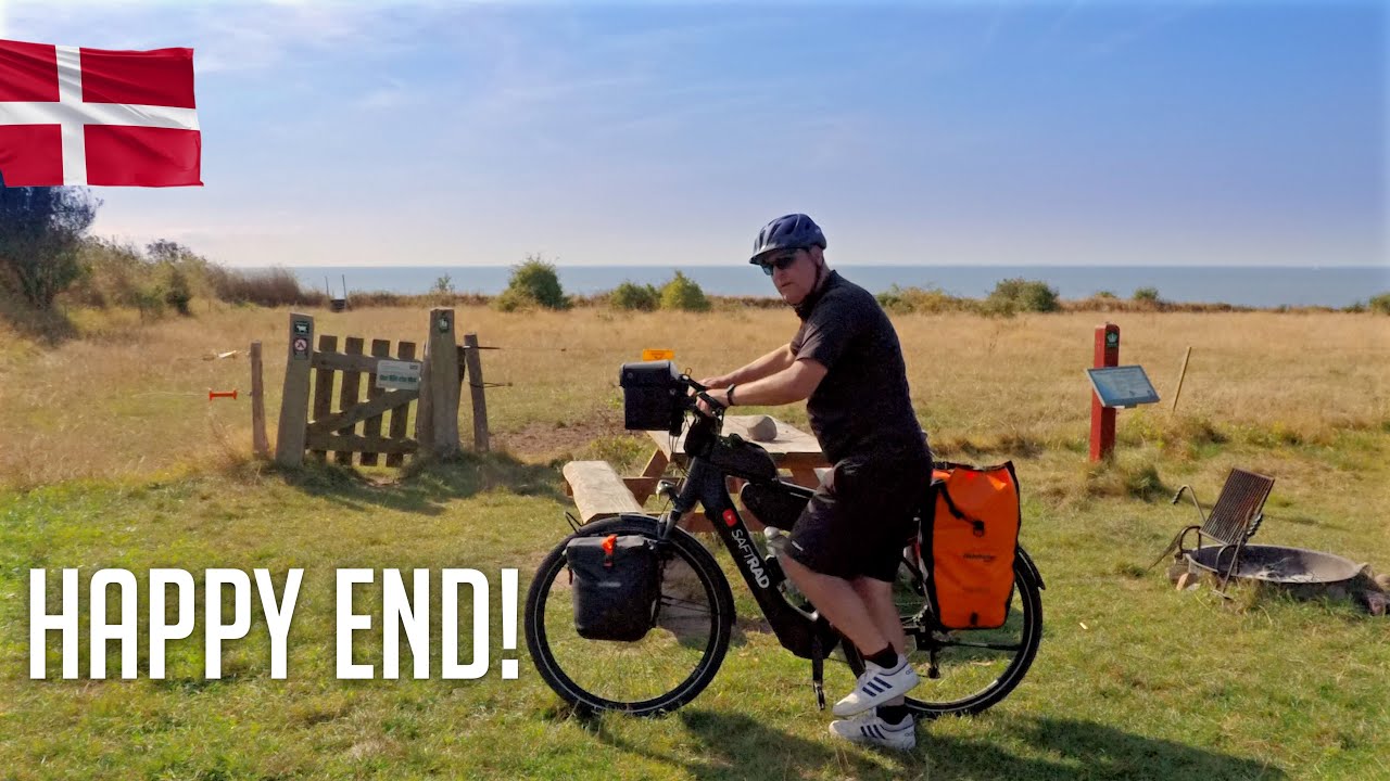 Fantastischer Trekking Platz  auf meiner E-Bike Radreise in Dänemark