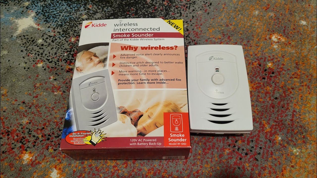 Kidde RF-SND Smoke Sounder Unboxing and Test