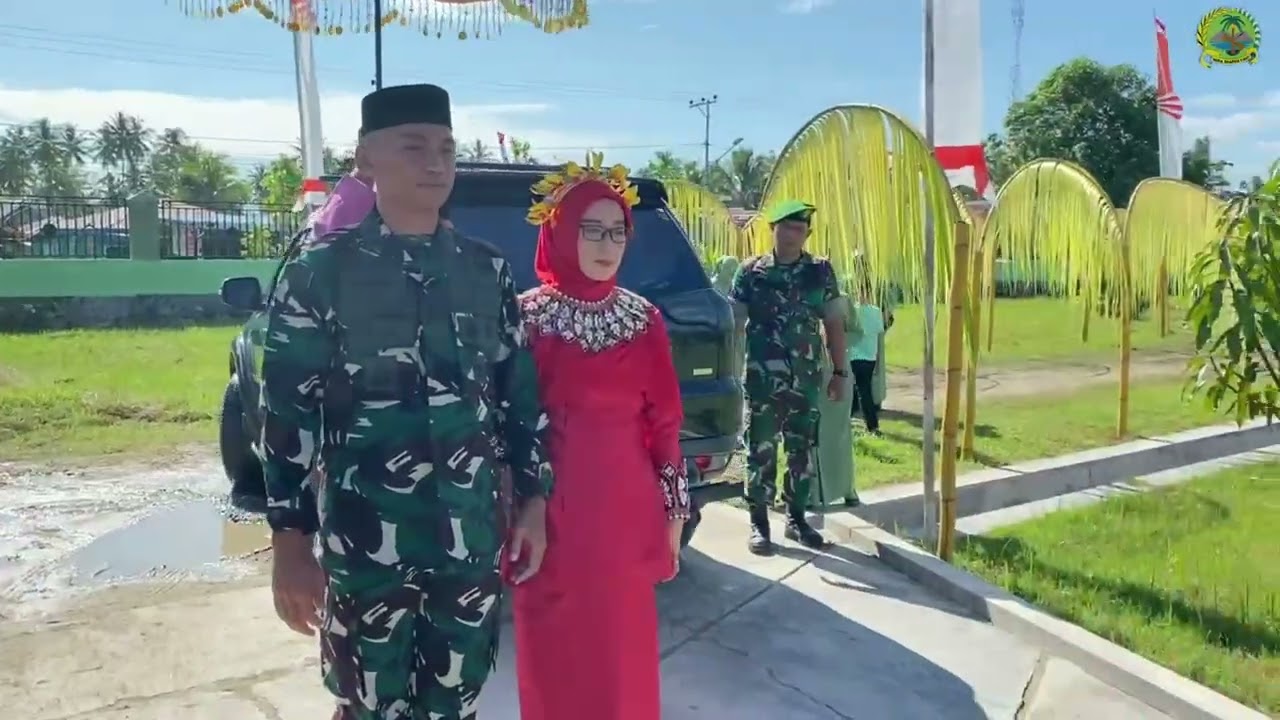 Adat Gorontalo Moloopu /Penyambutan Dandim 1315 Kabgor Letkol Arh Roma Laksana Yudha, S.A.P., M.Sos
