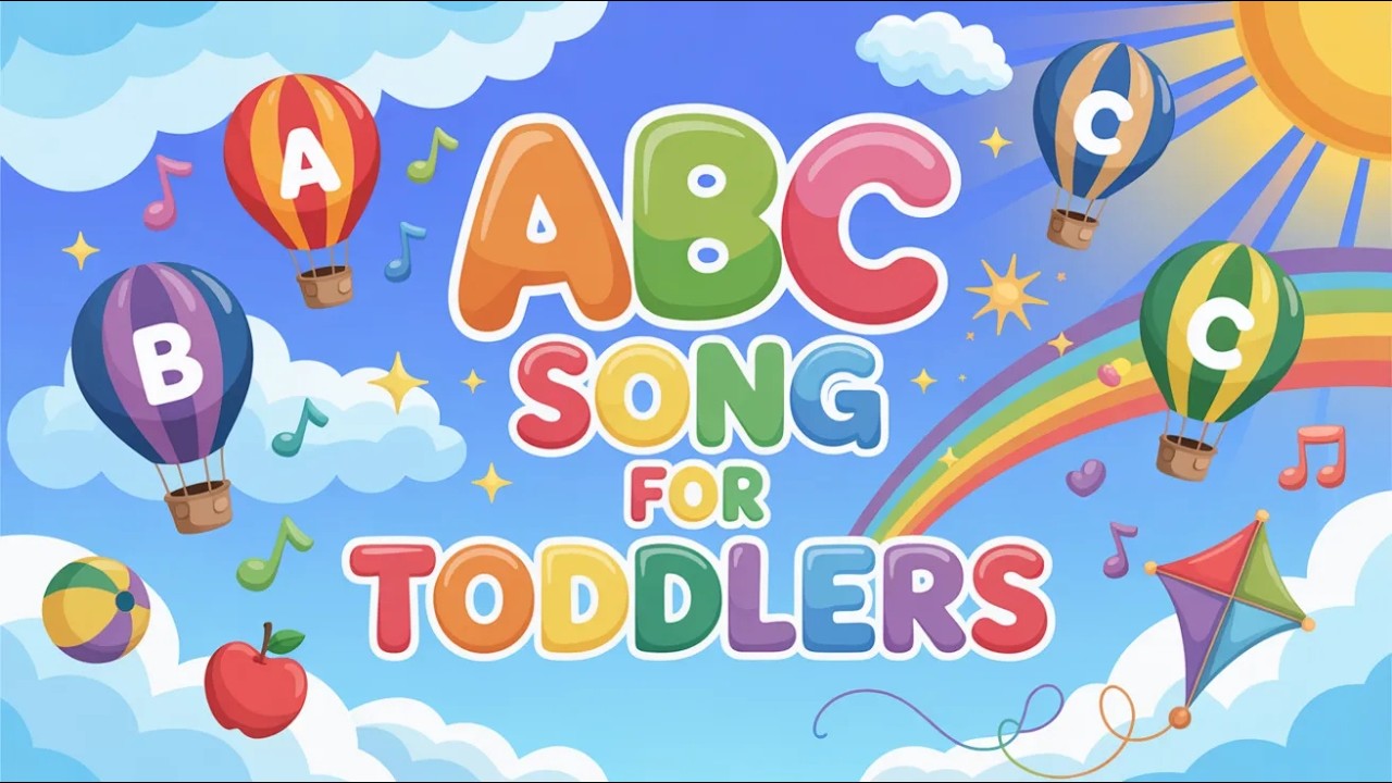 ABC Song for Toddlers 🎵 | Easy Alphabet Song to Build English Vocabulary